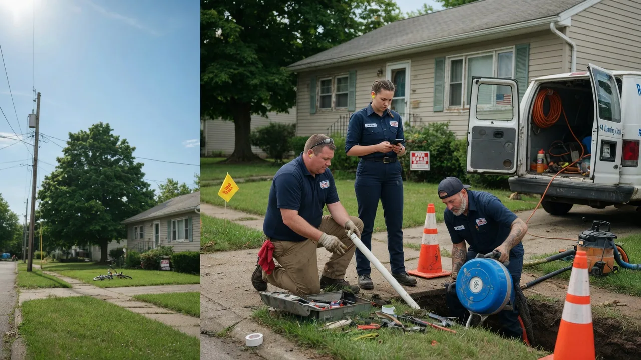 Sewer Line Repair in New Plymouth, OH near me
